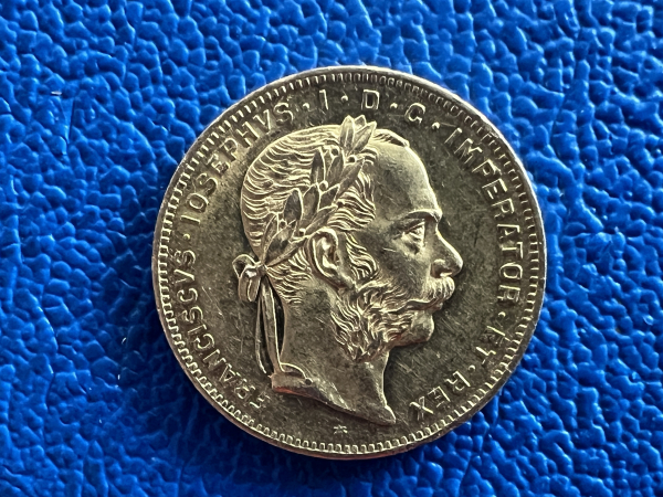 Österreich 8 Florin 1871 Gold