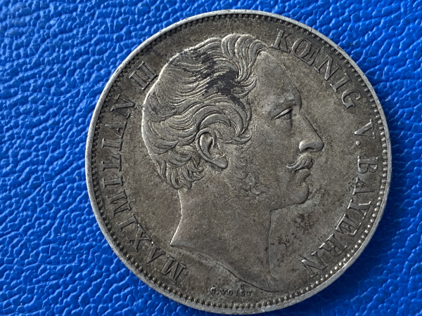 Bayern  2 Gulden 1851 Maximilian II