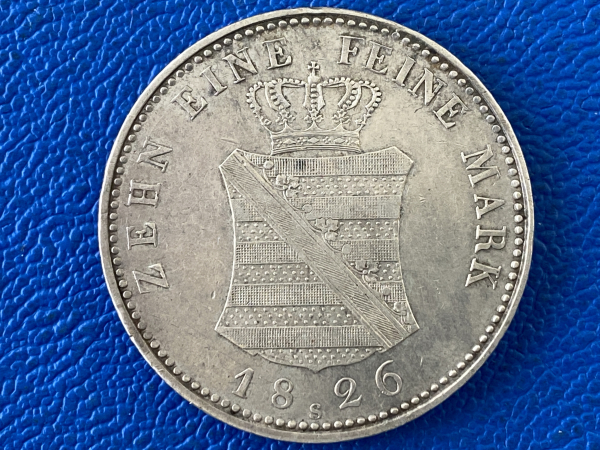 Sachsen Taler 1826 S Friedrich August