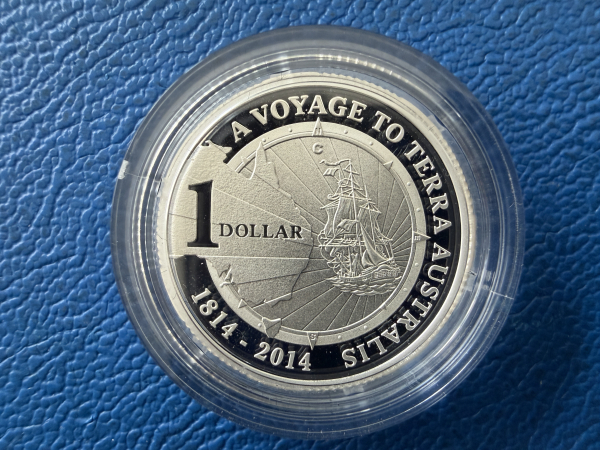 Australien 1 Dollar 2014 Terra Australis 11,66g Feinsilber in PP inkl. CoA
