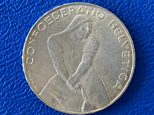 Schweiz 5 Franken 1939 B Laupen Top Erhaltung!