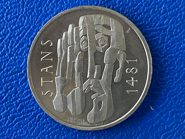 Schweiz 5 Franken 1981 Stanser Konvention