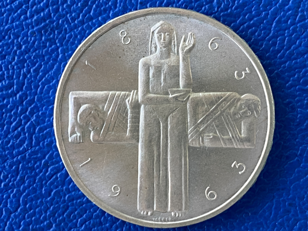 Schweiz 5 Franken 1963 Rotes Kreuz
