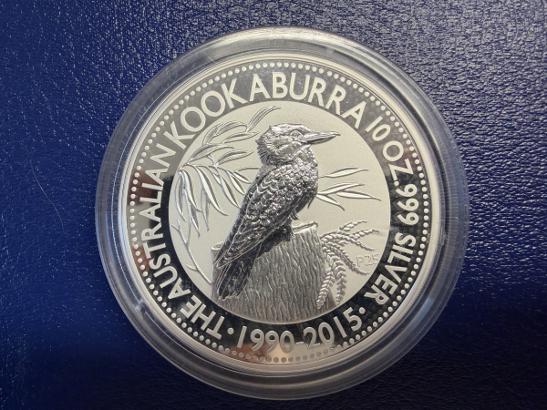 10 Oz 2015 Kookaburra in Silber