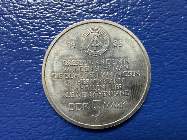 5 Mark 1985 Dresden Frauenkirche