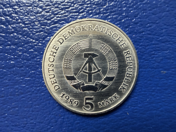 5 Mark 1989 Brandenburger Tor