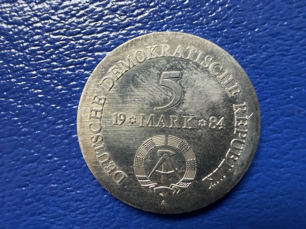 5 Mark 1984 Adolf Freiherr von Lützow