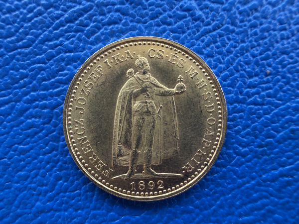 Ungarn / Österreich / Habsburg 20 Kronen 1892 K.B. Gold