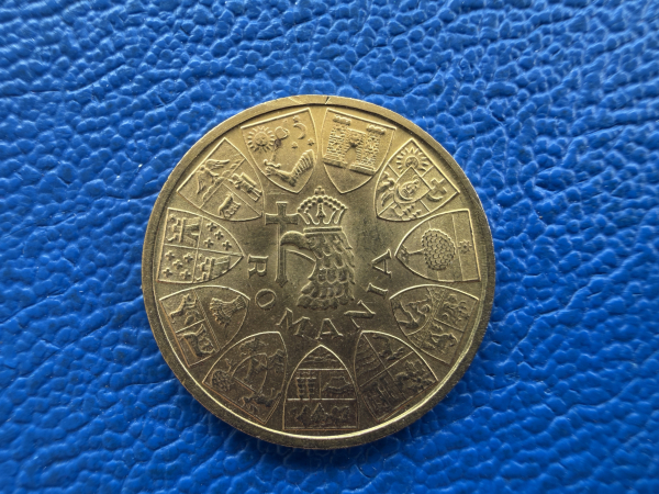 Rumänien 20 Lei 1944 Gold (2)