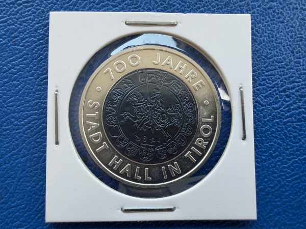 Österreich 25 Euro 2003 700 Jahre Stadt Hall in Niob - Sonderpreis -