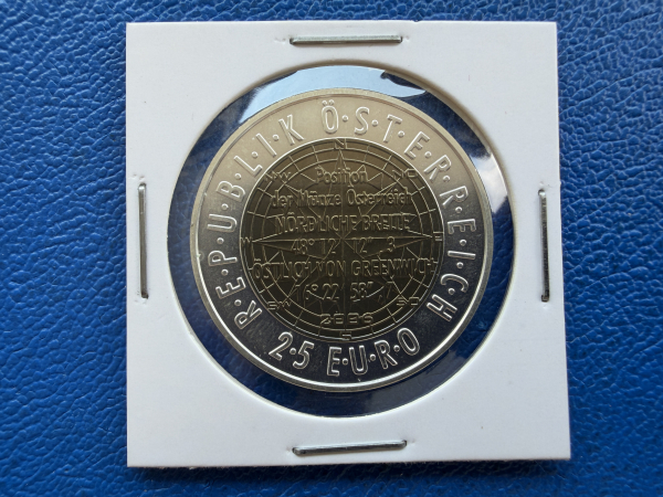 Österreich 25 Euro 2006 Europäische Satelitennavigation in Niob - Sonderpreis -