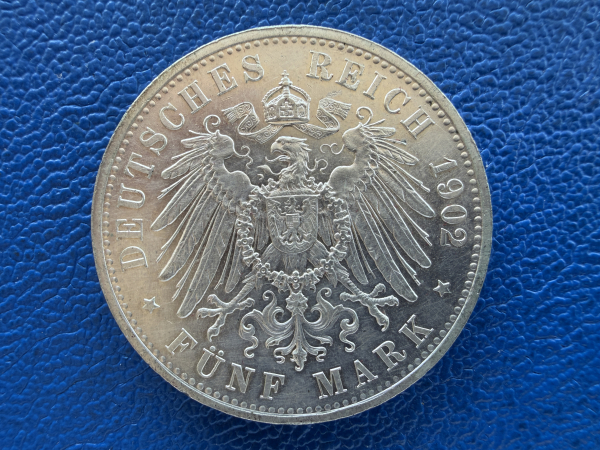 Bayern 5 Mark 1902 D Otto Silber J-46 (1)