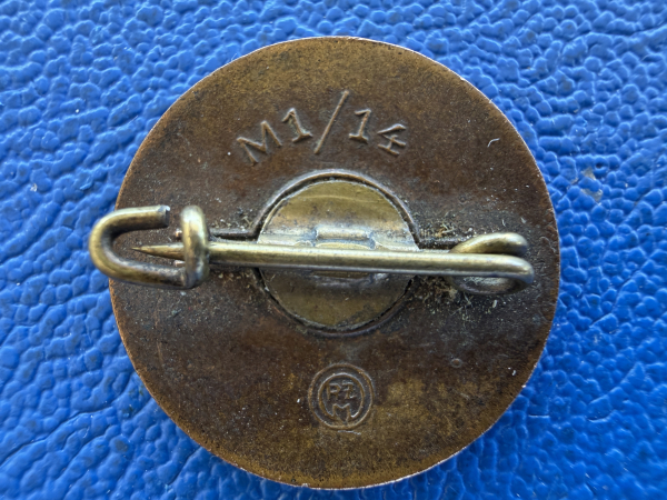 3. Reich NSDAP original Parteiabzeichen RZM M1/ 14 emailiert mit HK