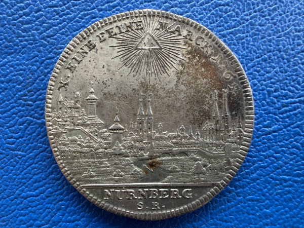Nürnberg Taler 1765 SR Joseph II Stadtansicht