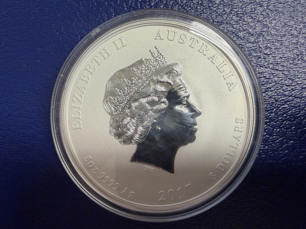 5 Oz 2017 Hahn Lunar II Silber