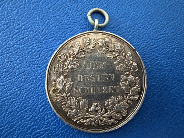 Sachsen o.J. Schießprämienmedaille Klasse II, Friedrich August III.
