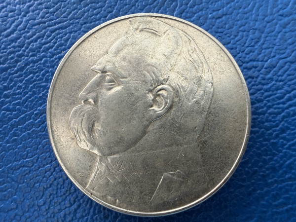 Polen 10 Zloty / Zlotych 1935 Jozef Pilsudski Top Erhaltung!