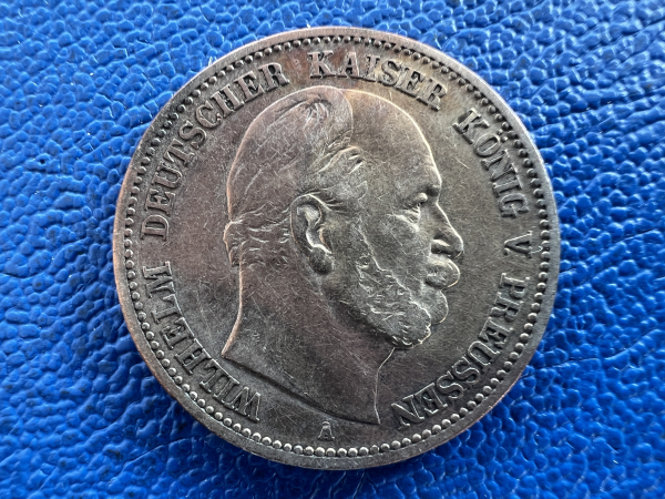 Preußen 2 Mark 1884 A Wilhelm I Silber Top Erhaltung ! Jaeger 96 selten