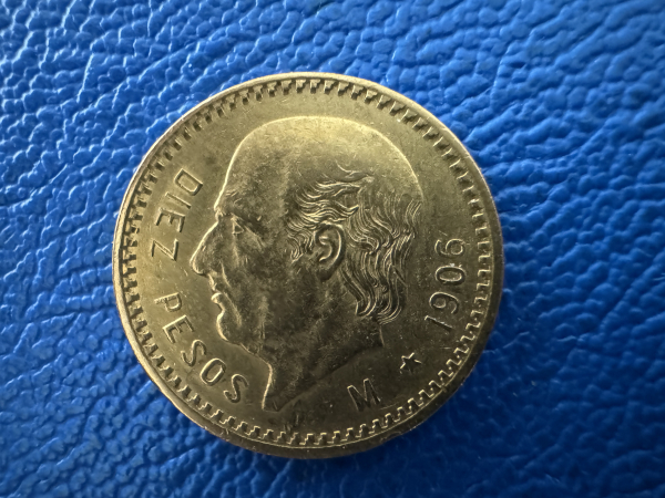 Mexico 10 Pesos 1906 Centenario 7.5g Feingold (3)