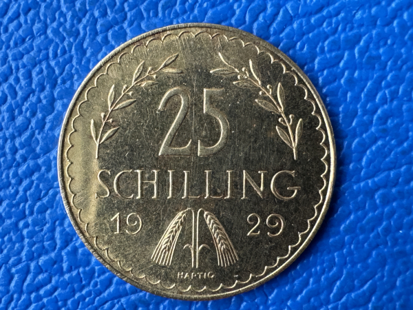 Österreich 25 Schilling 1929 Gold