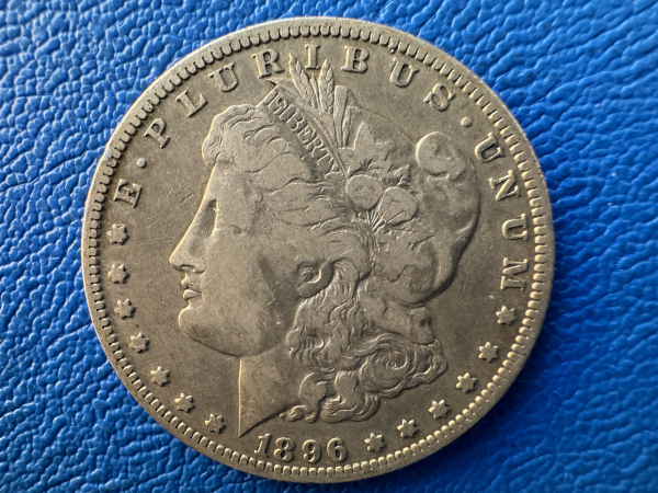 USA Morgan Dollar 1896 O Silber