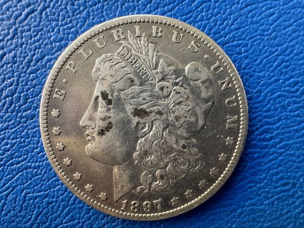 USA Morgan Dollar 1897 O Silber