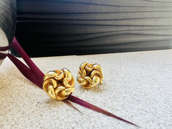 WEMPE Ohrclips / Ohrringe in 18K Gelbgold (750er) 12,50g Gold Top Wertanlage ! (4)