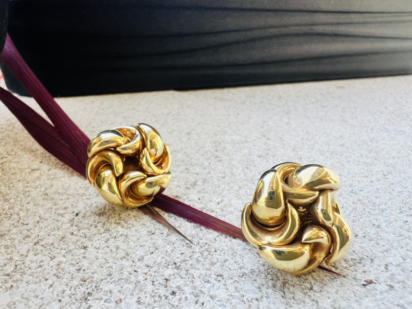 WEMPE Ohrclips / Ohrringe in 18K Gelbgold (750er) 12,50g Gold Top Wertanlage ! (4)