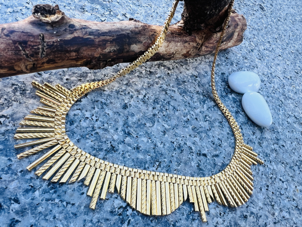 Exklusives 22 Karat (916er Gelbgold) Goldschmuck Ensemble- Collier / Necklace, Set Segmentarmband und Ohrstecker insgesamt 84,68g Feingold (10)