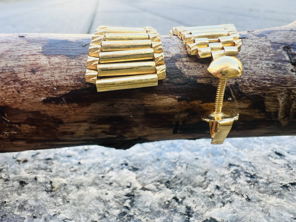 Exklusives 22 Karat (916er Gelbgold) Goldschmuck Ensemble- Collier / Necklace, Set Segmentarmband und Ohrstecker insgesamt 84,68g Feingold (10)