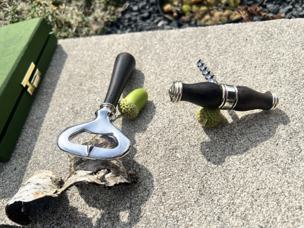 Christofle, Designer Wein – Accessoires, Sommelier, exklusiver Korkenzieher und Flaschenöffner im Set mit originaler Präsentationsbox, (6)