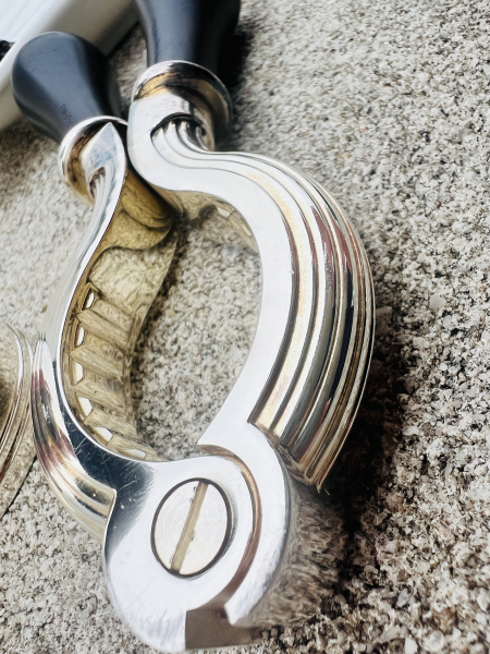 Christofle Caviar Werkzeugset, Ouvre-Caviar, Kaviarschlüssel und Kaviardeckelheber, Kaviar Accessoires Set mit originaler Präsentationsbox (7)