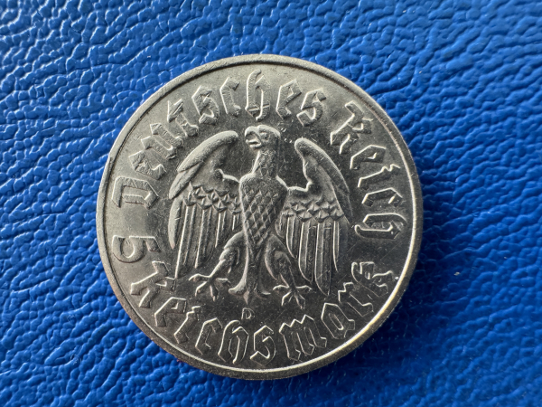 Deutsches Reich 5 RM 1933 D Martin Luther (1)