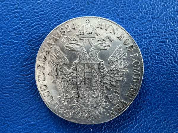 RDR Habsburg Taler 1824 B Franz II (1) Top Erhaltung!