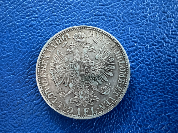 Österreich 1 Florin 1861 A Franz Josef I