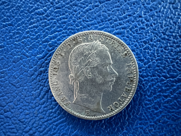 Österreich 1/4 Florin 1860 B Franz Josef I
