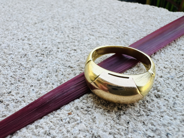 BVLGARI / BULGARI Damenring aus 750er Gelbgold & Roségold – ikonisches Design, 8,95g, Ringgröße 57 (17)