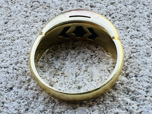 BVLGARI / BULGARI Damenring aus 750er Gelbgold & Roségold – ikonisches Design, 8,95g, Ringgröße 57 (17)