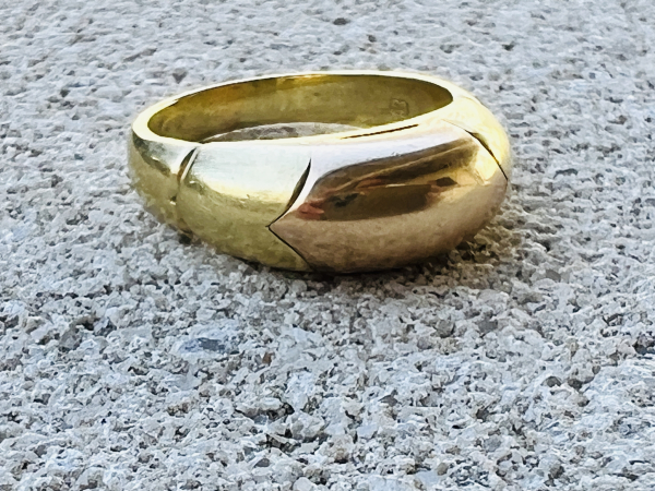 BVLGARI / BULGARI Damenring aus 750er Gelbgold & Roségold – ikonisches Design, 8,95g, Ringgröße 57 (17)