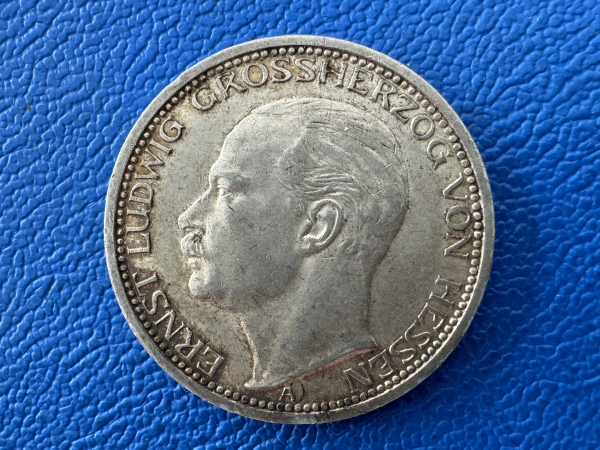 Hessen 3 Mark 1910 - A Ernst Ludwig Jaeger 76  (1)