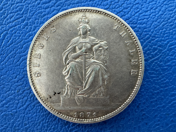 Preußen Siegestaler 1871 Wilhelm I (2)
