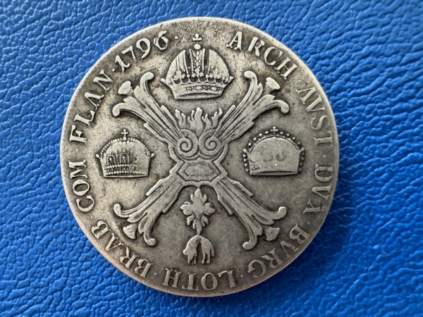 RDR Habsburg Kronentaler 1796 A Kaiser Franz II.
