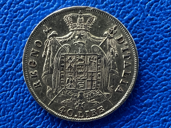 Italien 40 Lire 1810 M Napoleon Gold