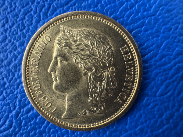 Schweiz 20 Franken 1883 B Helvetia Gold (2) Top Erhaltung!