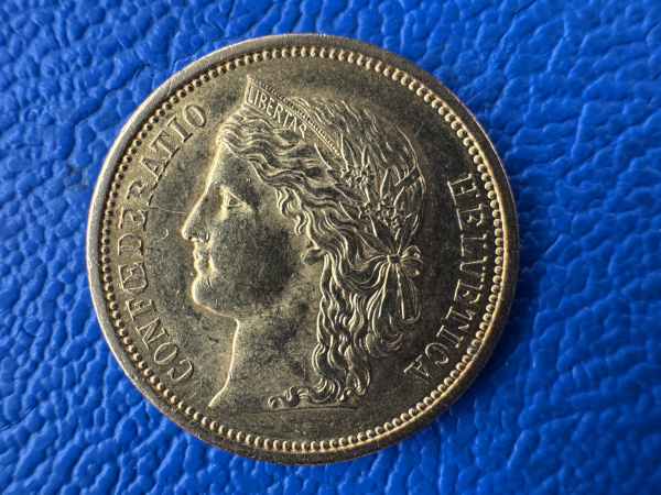 Schweiz 20 Franken 1883 B Helvetia Gold (3)