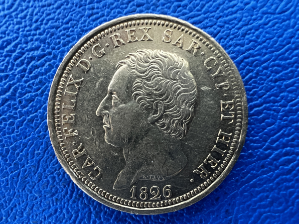 Sardinien - Italien 80 Lire 1826 Carlo Felice Gold (2)