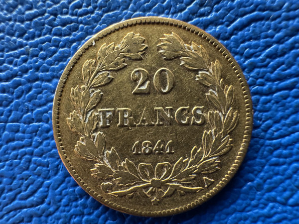 Frankreich 20 Francs 1841 A Louis Philippe I Gold