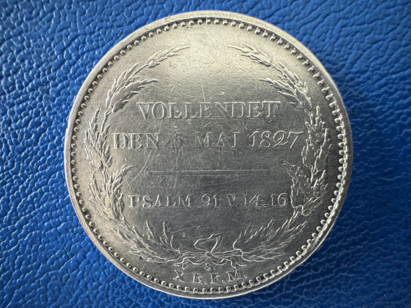 Sachsen Konventionstaler 1827 Friedrich August III. Top Erhaltung