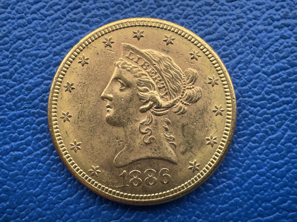 USA 10 Dollar 1886 - S Head Gold