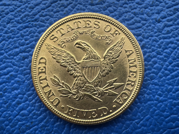 USA 5 Dollar 1907 Liberty Head Gold Top Erhaltung